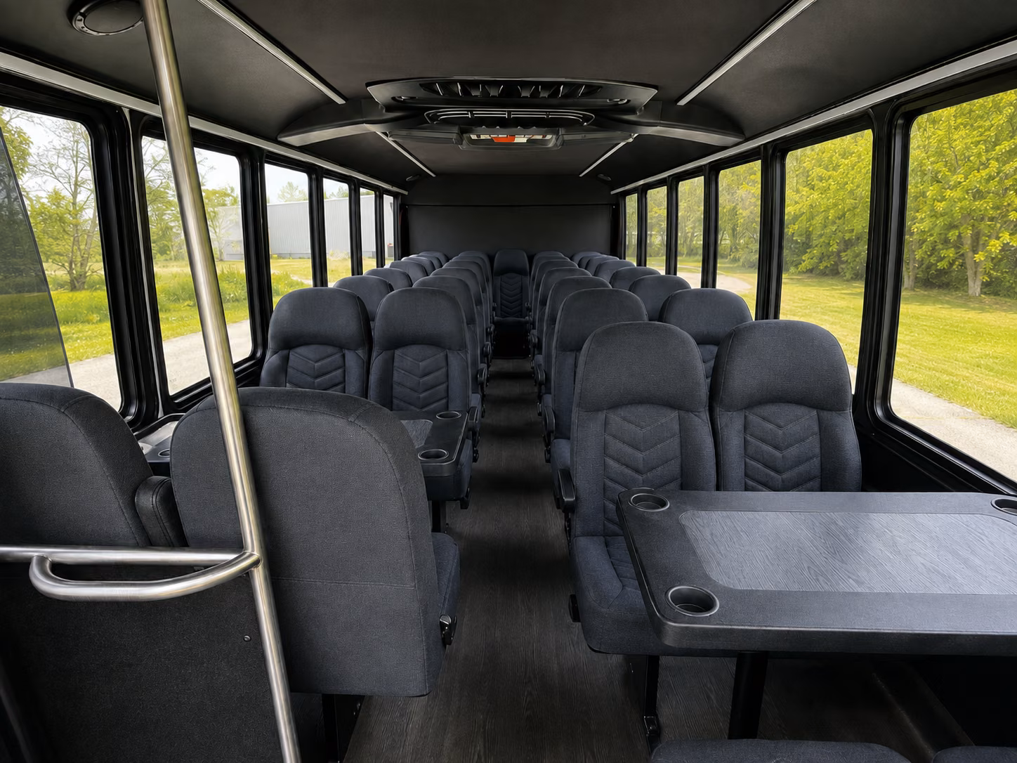 washington 18 passenger minibus inside