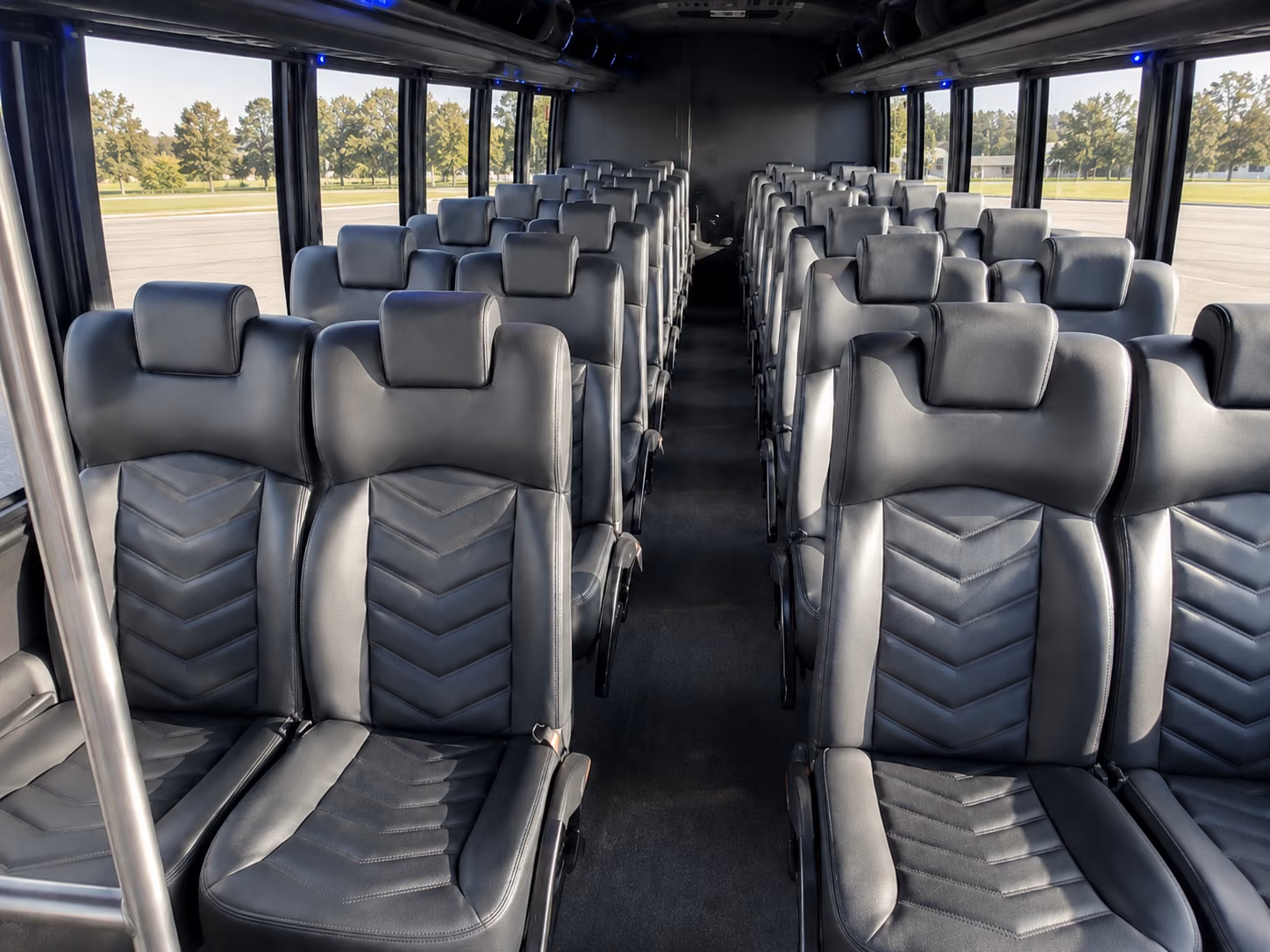 washington 20 passenger minibus inside