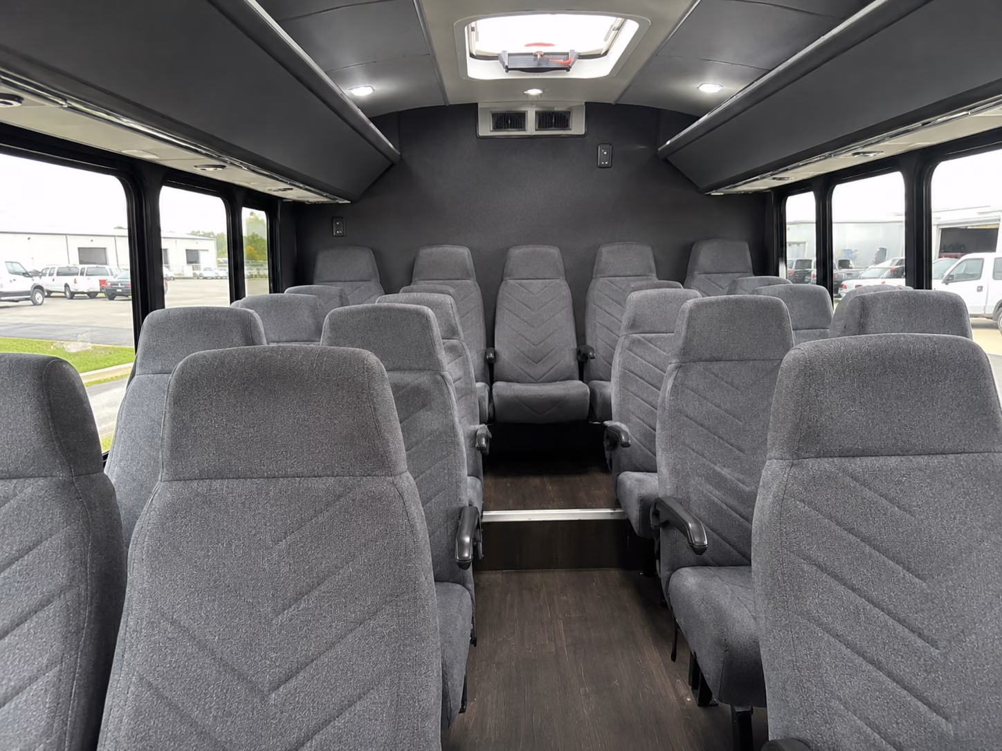 washington 20 passenger minibus interior