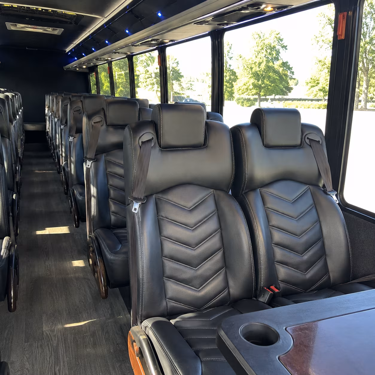 washington 30 passenger minibus inside