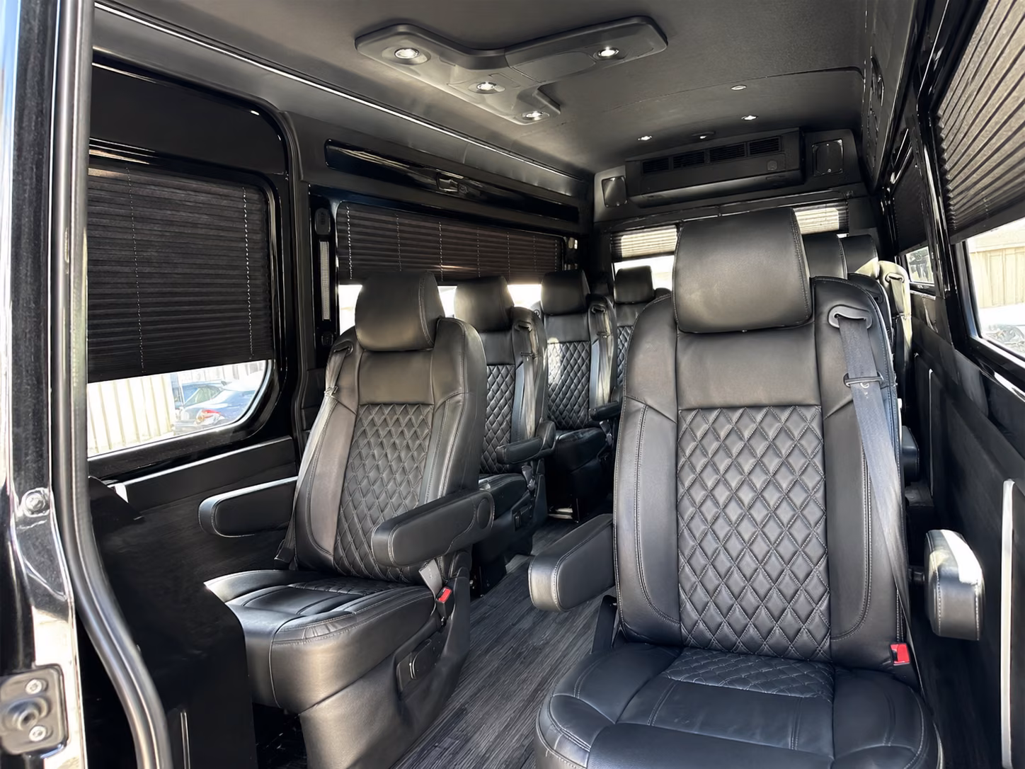 washington airport transportation onboard seating