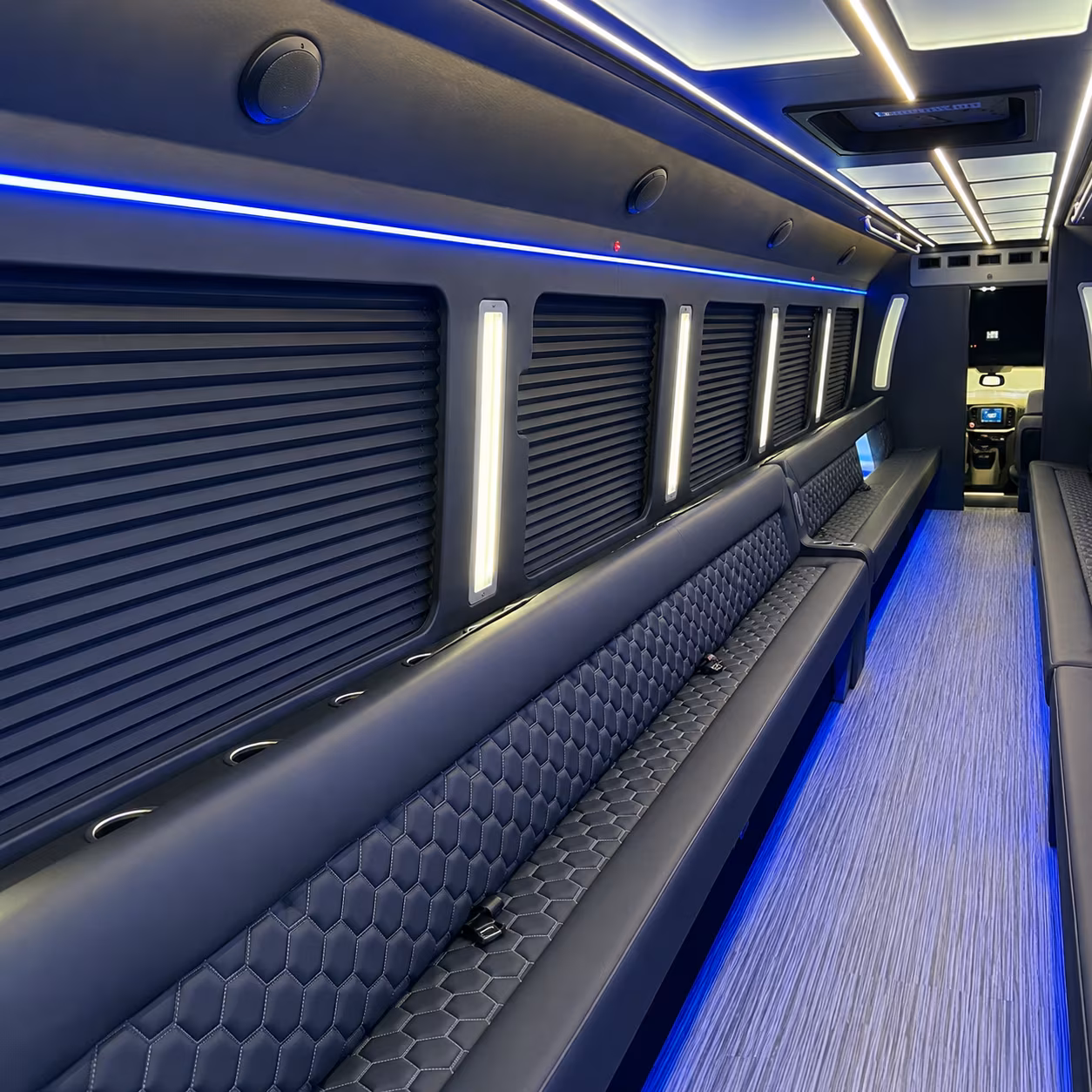 washington party bus inside