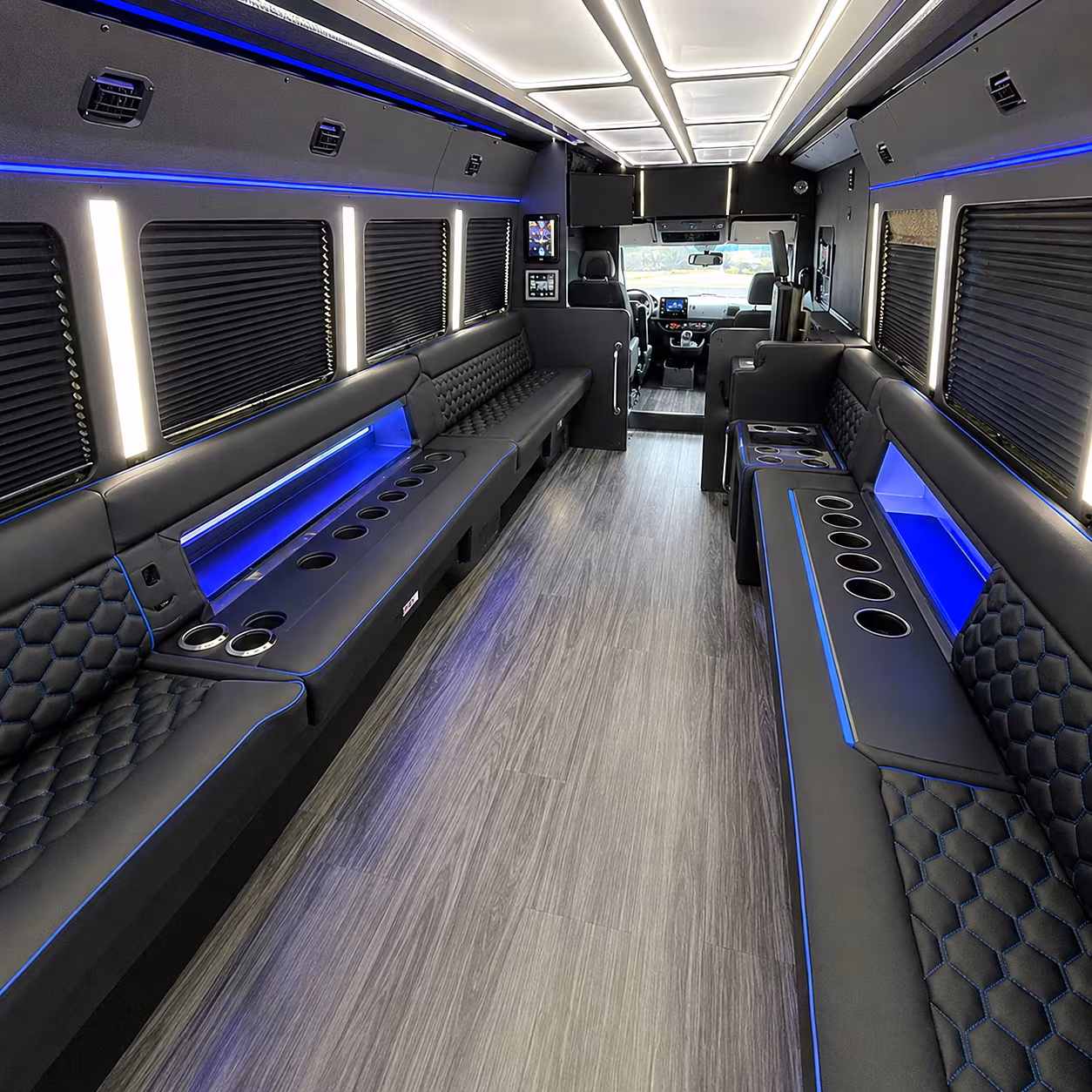 washington party bus interior